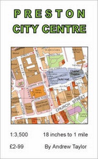 Abbildung von: Preston City Centre Map-flat - Andrew Taylor