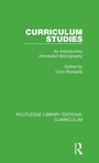 Cover: Curriculum Studies - Routledge