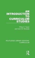 Cover: An Introduction to Curriculum Studies - Routledge