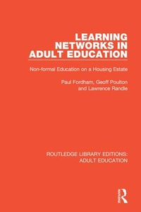 Enlarge image Cover: Learning Networks in Adult Education - Routledge