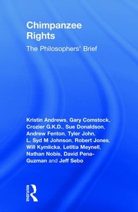 Enlarge image Cover: Chimpanzee Rights - Routledge