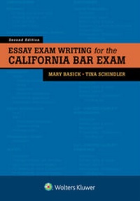 Enlarge image Cover: Essay Exam Writing for the California Bar Exam - Aspen Publishers