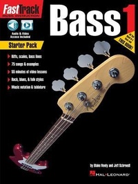 Enlarge image Cover: FastTrack Bass Method - Starter Pack - Hal Leonard Corporation