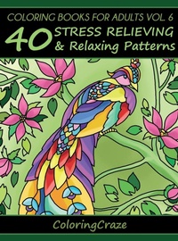 Enlarge image Cover: Coloring Books For Adults Volume 6 - Coloringcraze.com