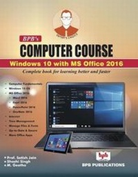 Enlarge image Cover: BPB's Computer Course Windows 10 with MS Office 2016 - BPB Publications