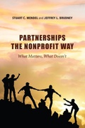 Cover: Partnerships the Nonprofit Way - Indiana University Press
