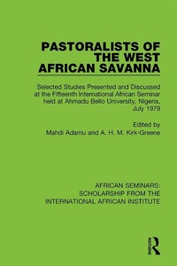 Abbildung von: Pastoralists of the West African Savanna - Routledge
