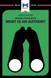 Enlarge image Cover: An Analysis of Michel Foucault's What is an Author? - Routledge Cavendish