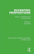 Cover: Eccentric Propositions - Routledge