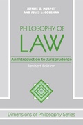 Cover: Philosophy Of Law - Routledge