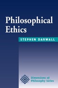 Cover: Philosophical Ethics - Routledge