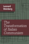 Cover: The Transformation of Italian Communism - Routledge