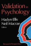 Cover: Validation in Psychology - Routledge