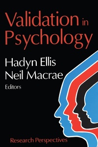 Enlarge image Cover: Validation in Psychology - Routledge