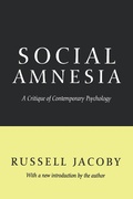 Cover: Social Amnesia - Routledge