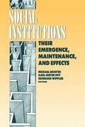 Cover: Social Institutions - Routledge