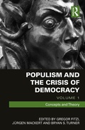 Cover: Populism and the Crisis of Democracy - Routledge