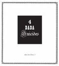 Cover: 4 Dada Suicides - Atlas Press