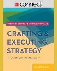 Enlarge image Cover: Crafting & Executing Strategy: The Quest for Competitive Advantage: Concepts and Cases with Connect Access Card - Irwin/McGraw-Hill