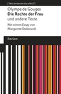Cover: Die Rechte der Frau und andere Texte - Reclam