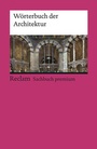 Bild: Wörterbuch der Architektur - Reclam