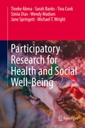 Cover: Participatory Research for Health and Social Well-Being - Springer