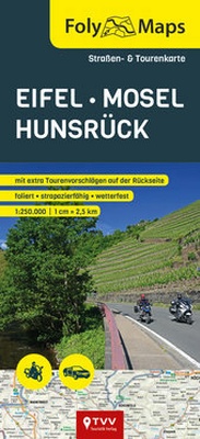 Abbildung von: FolyMaps Eifel Mosel Hunsrück 1:250 000 - TVV Touristik-Verlag GmbH