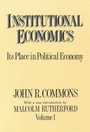 Cover: Institutional Economics - Routledge