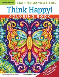 Enlarge image Cover: Think Happy! Coloring Book - Design Originals