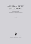 Cover: Archivalische Zeitschrift 95 (2018) - B&ouml;hlau