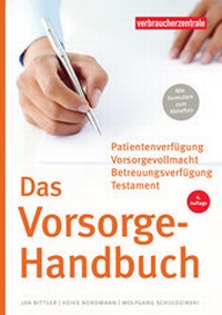 Bild vergrößern Bild: Das Vorsorge-Handbuch - Verbraucherzentrale NRW e.V.