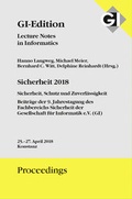 Cover: GI Edition Proceedings Band 281 SICHERHEIT 2018 - K&ouml;llen