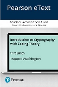 Abbildung von: Introduction to Cryptography with Coding Theory - Pearson