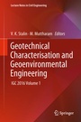 Cover: Geotechnical Characterisation and Geoenvironmental Engineering - Springer