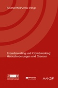 Cover: Crowdinvesting und Crowdworking: Herausforderungen und Chancen - Manz