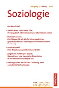 Cover: Soziologie Jg. 47 (2018) 4 - Campus