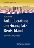 Cover: Anlageberatung am Finanzplatz Deutschland - Springer Gabler