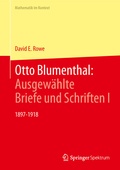 Cover: Otto Blumenthal: Ausgew&auml;hlte Briefe und Schriften I - Springer Spektrum