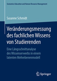 Bild: Veränderungsmessung des fachlichen Wissens von Studierenden - Springer