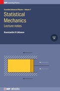 Cover: Statistical Mechanics: Lecture notes - Institute of Physics Publishing