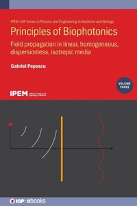Enlarge image Cover: Principles of Biophotonics, Volume 3 - Institute of Physics Publishing
