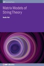 Cover: Matrix Models of String Theory - Institute of Physics Publishing