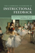 Cover: The Cambridge Handbook of Instructional Feedback - Cambridge University Press