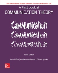 Enlarge image Cover: ISE A First Look at Communication Theory - McGraw-Hill Education