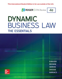 Enlarge image Cover: ISE Dynamic Business Law: The Essentials - McGraw-Hill Education