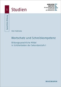Abbildung von: Wortschatz und Schreibkompetenz - Waxmann Verlag GmbH