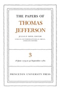 Cover: The Papers of Thomas Jefferson, Volume 3 - Princeton University Press