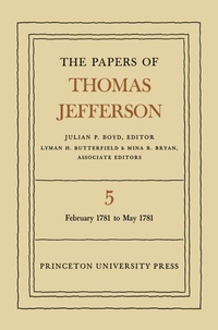 Enlarge image Cover: The Papers of Thomas Jefferson, Volume 5 - Princeton University Press