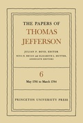 Cover: The Papers of Thomas Jefferson, Volume 6 - Princeton University Press