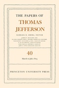 Cover: The Papers of Thomas Jefferson, Volume 40 - Princeton University Press